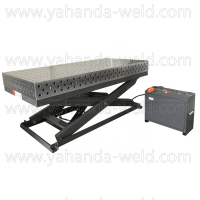 3D Welding Table With Hydraulic Scissor