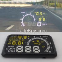 Fast Shipping Car HUD Head Up Display System OBD II Speed Monitor Head up HUD Display hud speed display 