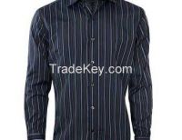 Blue On Black Corporate Shirt Clothing