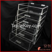 6 tiers acrylic makeup/cosmetics organizers with drawers