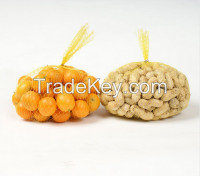 PE garlic mesh bag/small fruit mesh bag/vegetable mesh bag 
