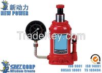 10T-20T Vertical Hydraulic Jack MH Pressure Gauge Jack Oil Pressure Ja