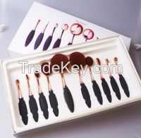 Rose Golden 10PCS/set Oval Tooth