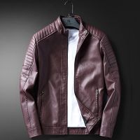 Leather Jacket Men Coats M-3XL