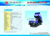 (small three axletree) Dump truck