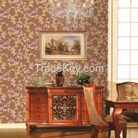 PVC deep embossed wallpaper