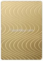 Rose Gold Mirror Finish, Etched, Embossed, Stainless Steel Sheets