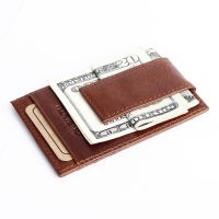 Men's Leather Magnet Money
