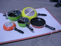 7pcs cookware ( frypan,casserole,saucepot,saucepan)