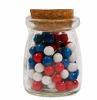 Colored Ball Topped Paper Pins,plastic