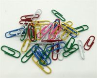 Basic colored paper clips, metal binder clips, low price made in China