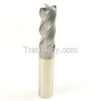 4Flutes Micro Grain tungsten steel 60HRC Flattende end mill cutter