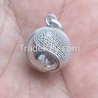 Bali Sterling Silver Jewelry Chime Ball
