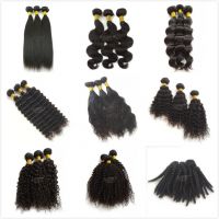 Brazilian/Malaysian/Peruvian/Indian Virgin Human Hair Weft 8A