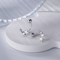 Women's Silver Screw Studs