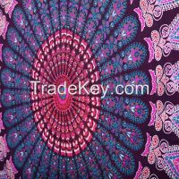 Twin Indian Mandala Bedspread Tapestry Wall