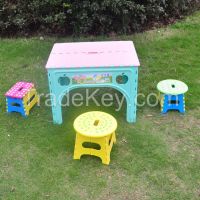 Durable Outside Furniture Plastic Folding Square