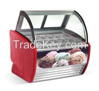 Huaer Curved Glass Ice Cream Dipping