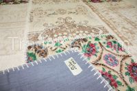 vintage rug, patchwork carpet