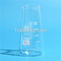 HUAOU Conical Glass Beaker With Spout