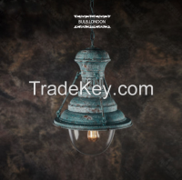 Enamel Vintage Industrial Lamp , Classic Indoor