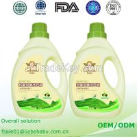 Antibacterial Anti Mite Tea-seed Oil Mild Liquid Laundry Detergent 2L OEM ODM