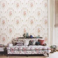 Korean Wallpaper PVC Vinyl washable wall paper bedroom living room decoration