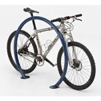Arc-Hoop Bike Rack
