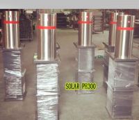 Semi-Automatic Bollard With Sollar Lights