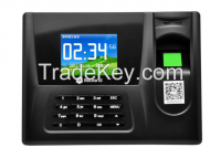 Spanish Fingerprint Time Recorder Punch Card