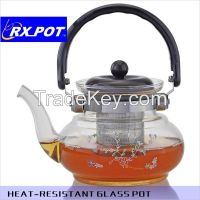 Pyrex Mouth Blown Glass Tea Pot