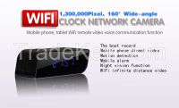 Korean style 720P WIFI IP clock camera