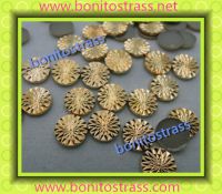 Hotfix Square Copper Pyramid Studs For