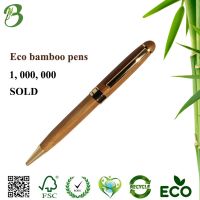 Promotional eco gifts wood hotel pen luxury bamboo ball pen