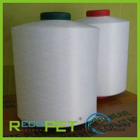 100% RPET DTY yarn of recycled polyester spun yarn made in china