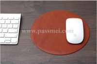 Genuine Brown Leather Office Computer Accessories