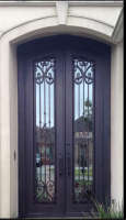 wrought iron door