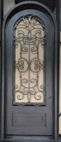 wrought iron door