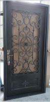 wrought iron door