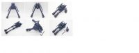 6"-9'' Adjustable Harris Style Bipod Heavy Duty 50 Degree Swivel Tilt-Level