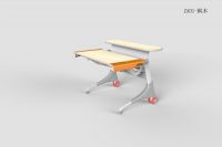 Ergonomic Adjustable Study Desk ZA01 White Maple Color