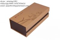 Hight quality factory supply custom paper gift box with ribbon