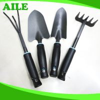 4pcs Small Black Metal Garden Tool