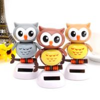 Solar Powered Dancing Owl-Brown   (Colors
