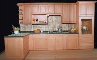 Solid Wood Kitchen Cabinet From China