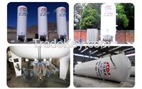 10M3 1.6Mpa cryogenic liquid O2 Ar N2 storage tank