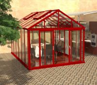 Aluminum Greenhouse winter house green house