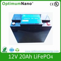 Rechargeable LiFePO4 Battery 12V 20ah for Solar Street Lights/ /LED Light/ Electric Scooter/Medical Tools