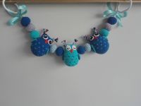 Baby rattle "Three shades of blue 2"