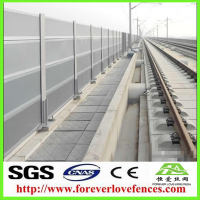 sound barrier wall/fence Aluminum Alloy Metal Sound Barriers Noise Barrier Road Barrier